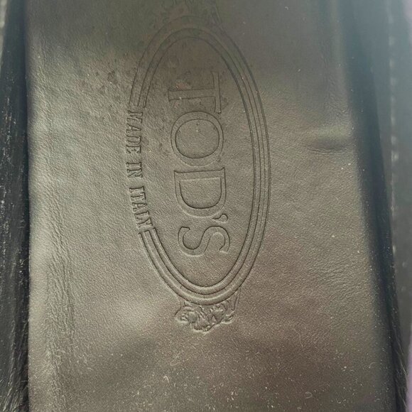 TOD'S Navy Suede Loafers – Made in Italy – Size 13.5 - Picture 4 of 6